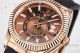 Swiss Grade Copy Rolex Sky-Dweller 42MM Oysterflex Rubber Strap Chocolate Dial (4)_th.jpg
